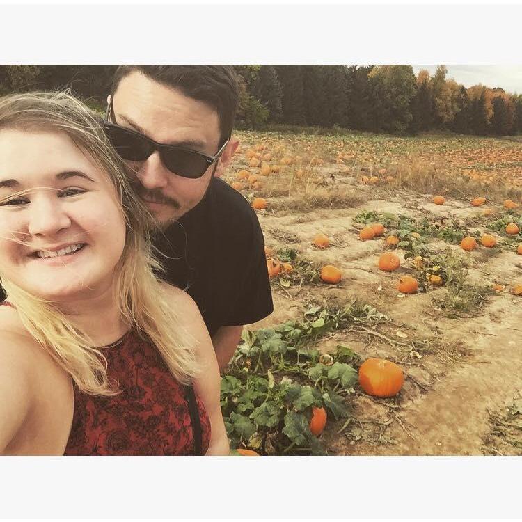Pumpkin picking at Klackle Orchards