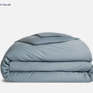 Luxe Sateen Duvet Cover Color Storm Size King