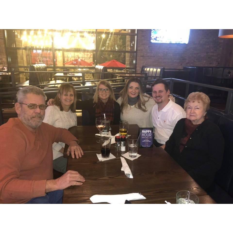 Visiting his family in Arlington, TX 2019!