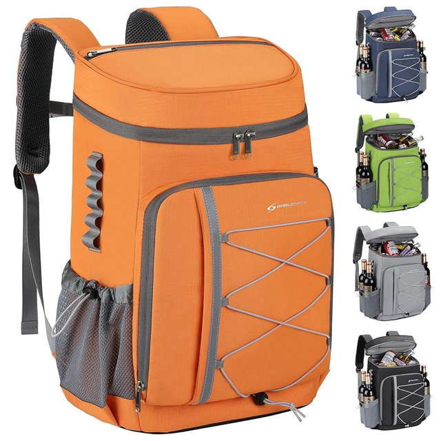 Maelstrom Cooler Backpack - 35/50 Can Insulated Soft Cooler Lunch Bag for Camping, Beach, Hiking & Shopping