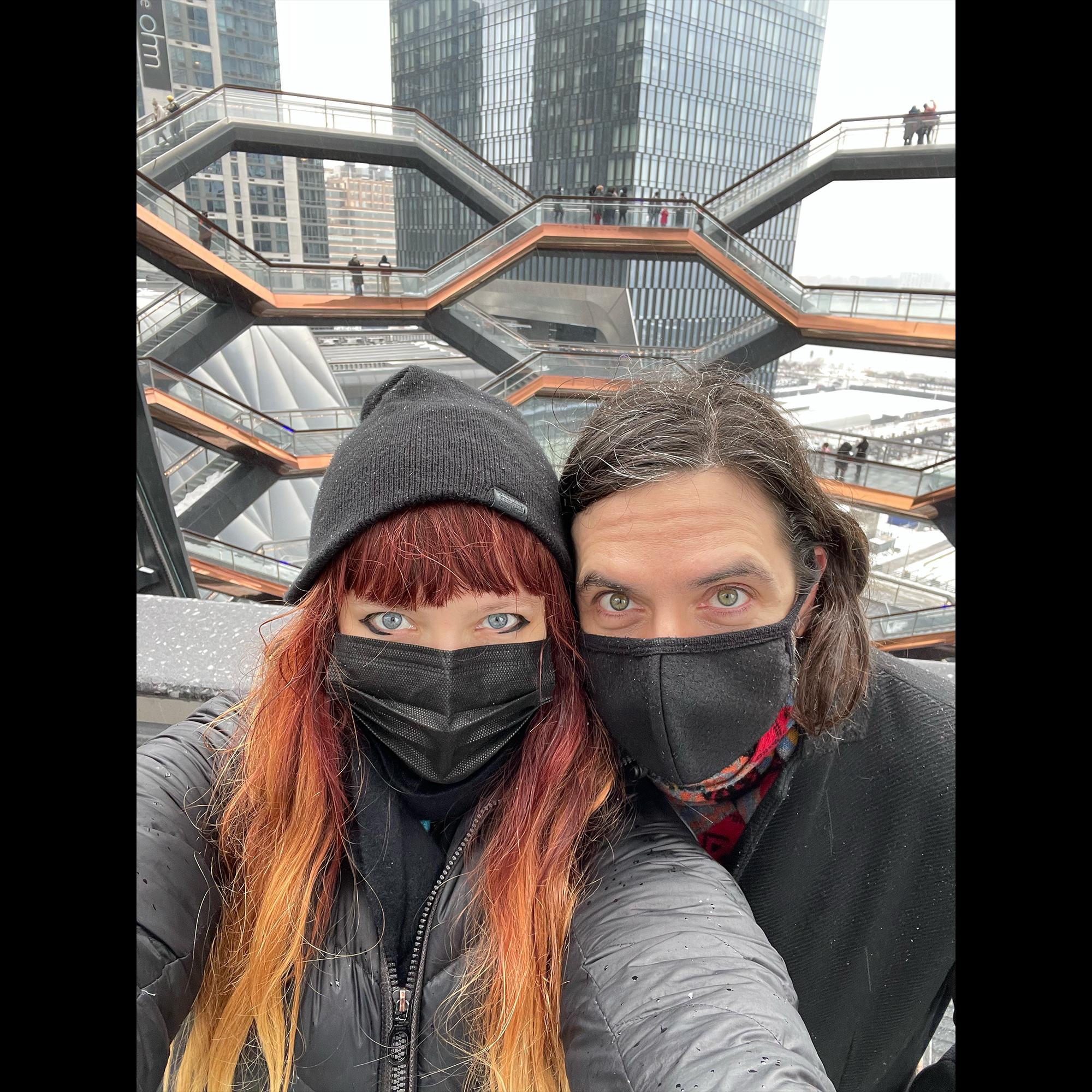 Pandemic outings, The Vessel, Hudson Yards