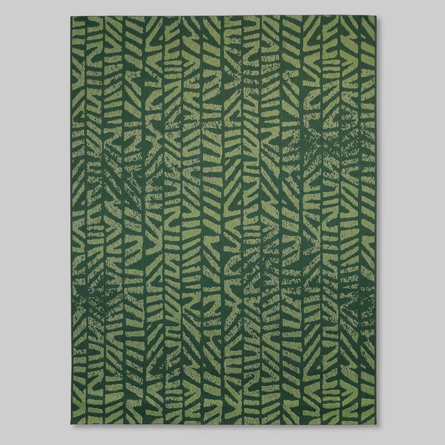 7'x10' Tonal Outdoor Rug Green - Opalhouse™