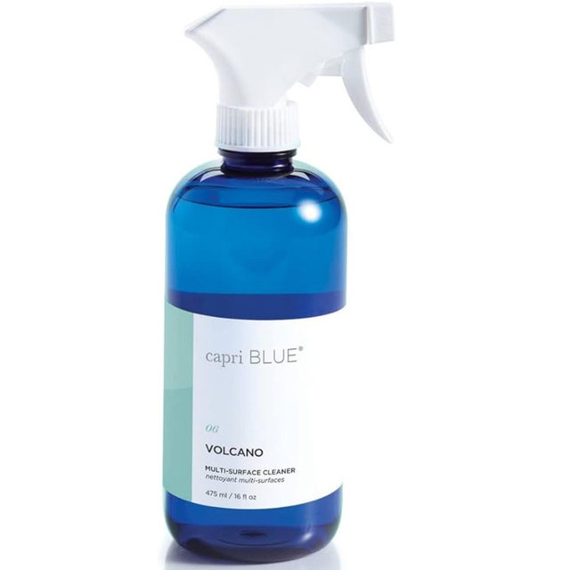 Capri Blue Volcano Multi Surface Cleaner Spray - Multi Purpose Cleaner - Cleaning Spray Safe for Countertops, Granite, & More - Vegan & Cruelty Free - Non-toxic Cleaning Supplies (16 fl oz)