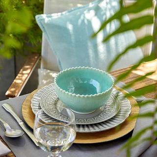 Pearl Aqua Cereal Bowl