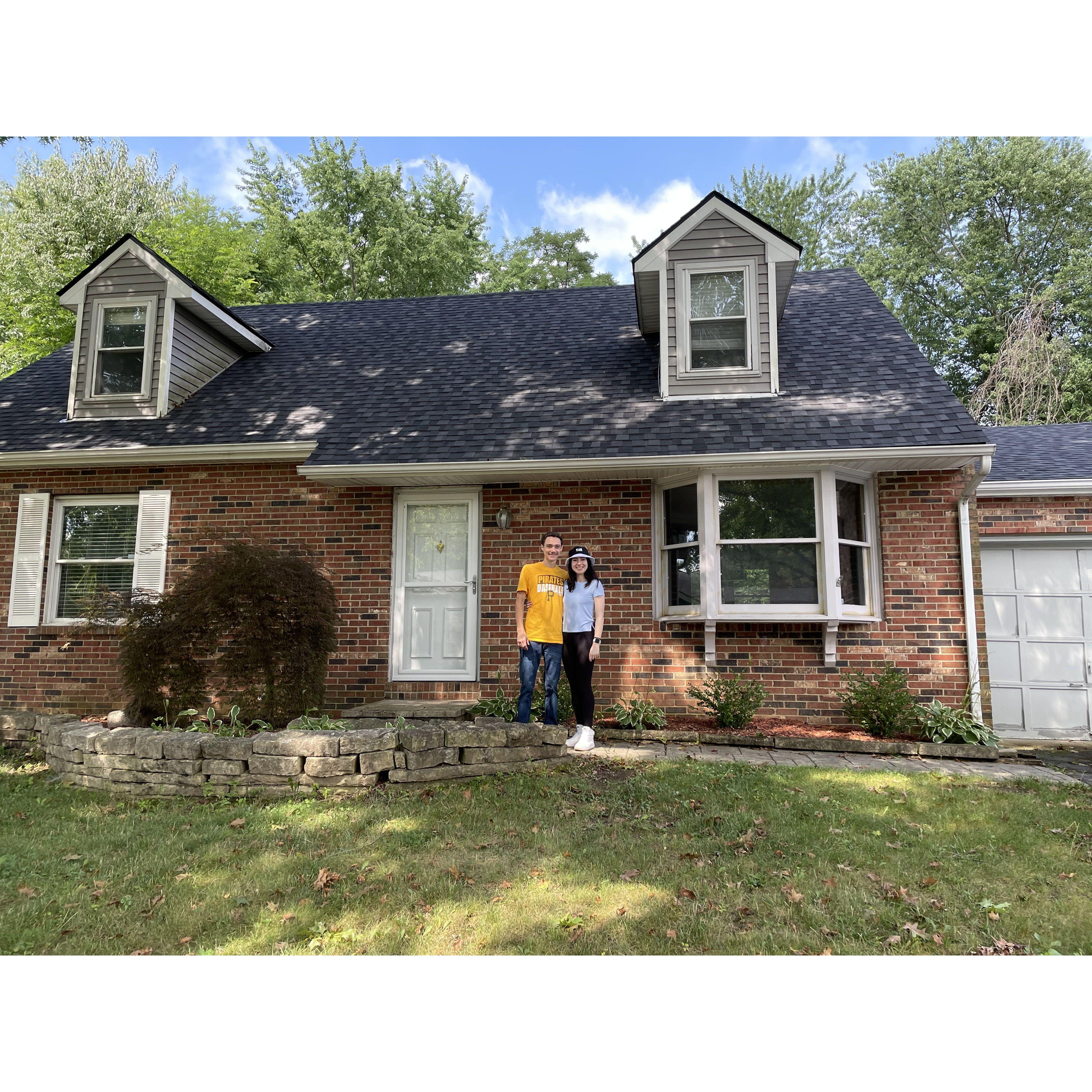 Our first home in Reynoldsburg, OH
