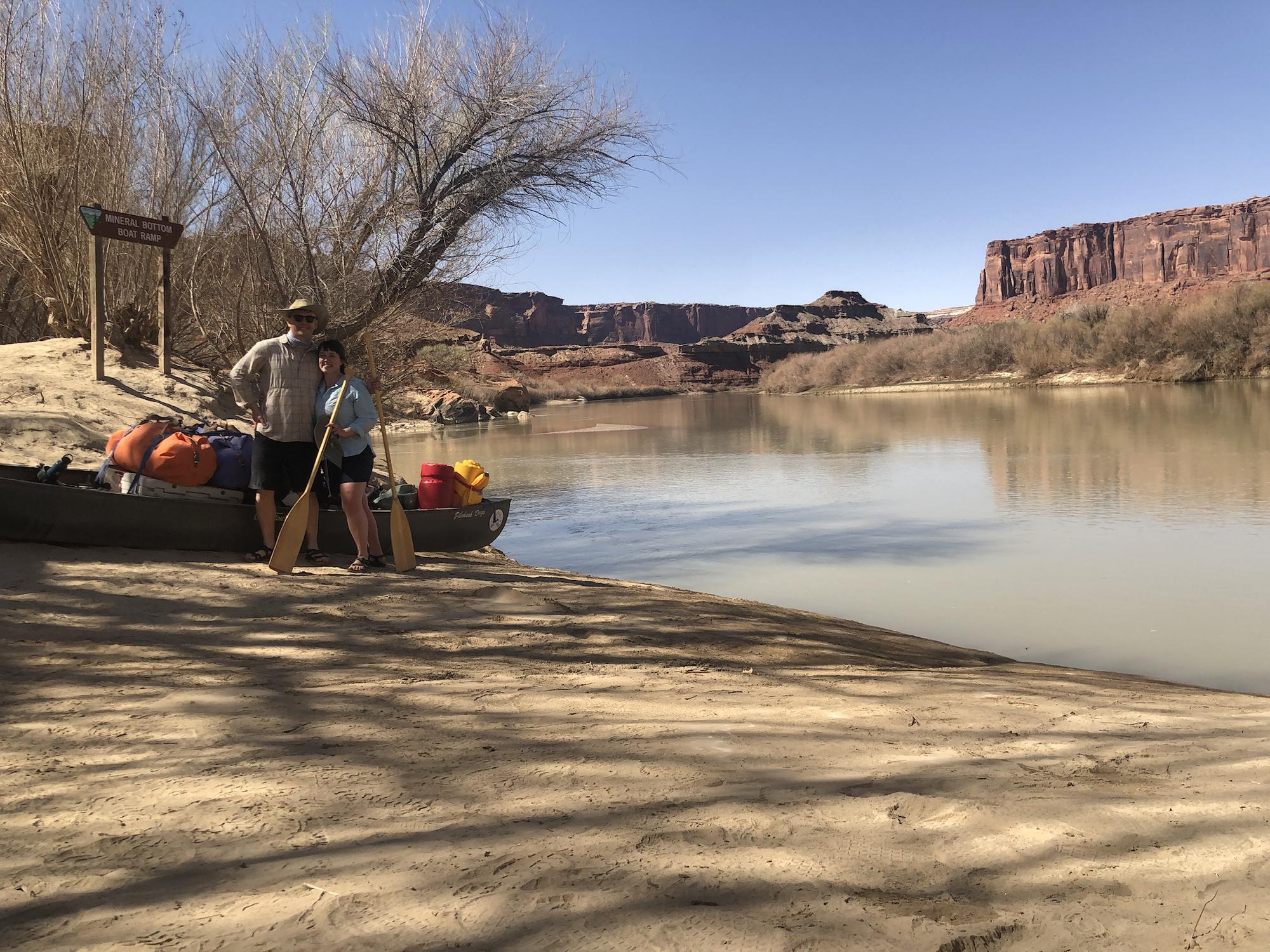 Launching on the Stillwater Canyon, UT