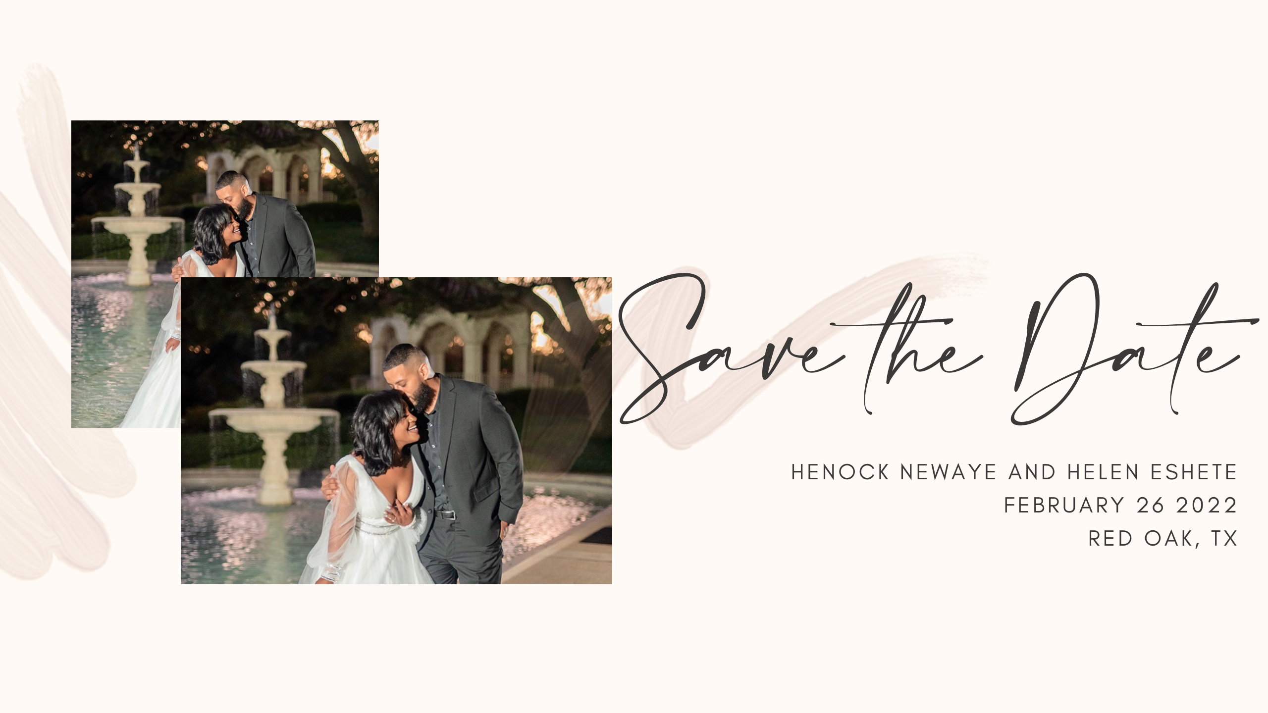 The Wedding Website of Henock Newaye and Helen Eshete