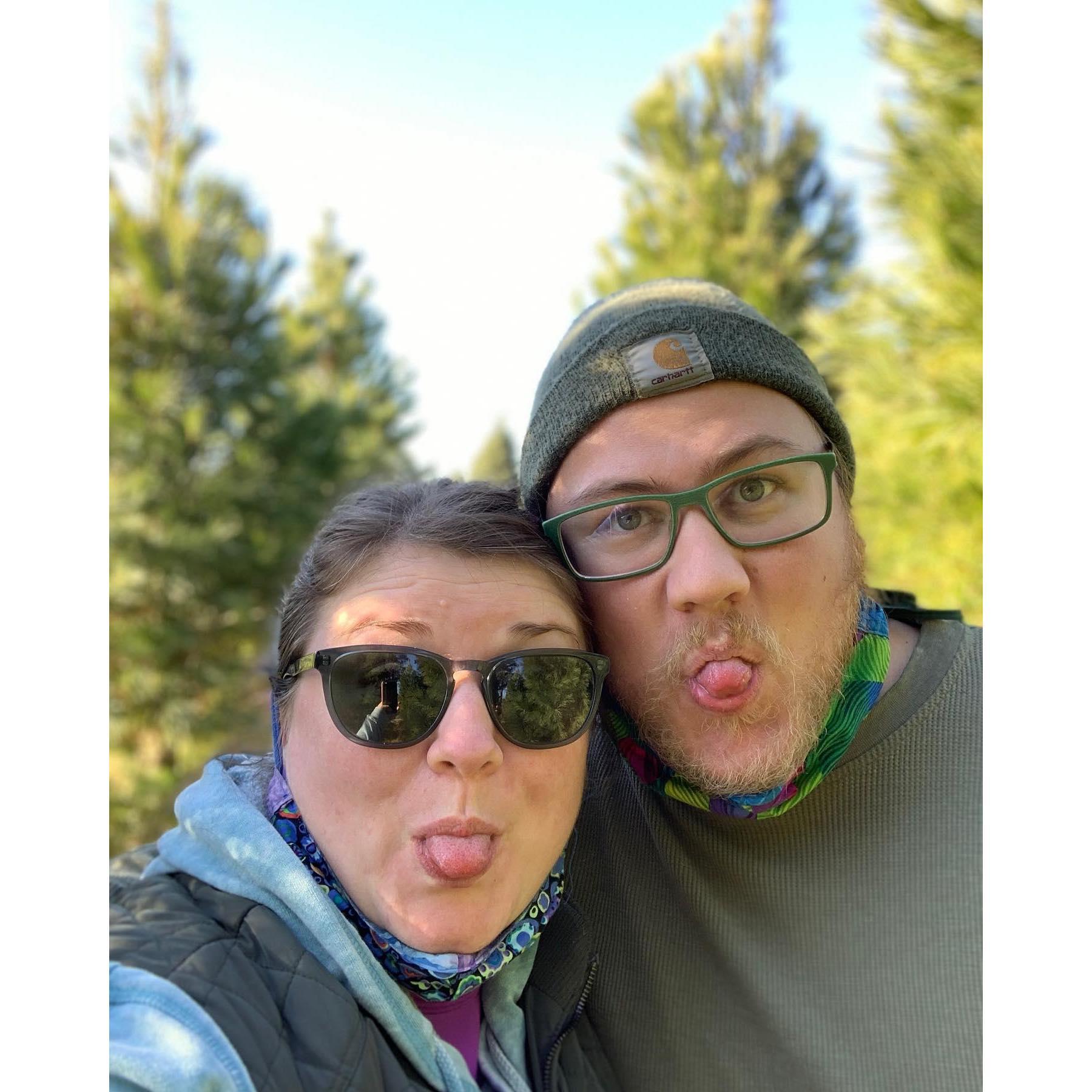 Christmas tree hunting!
