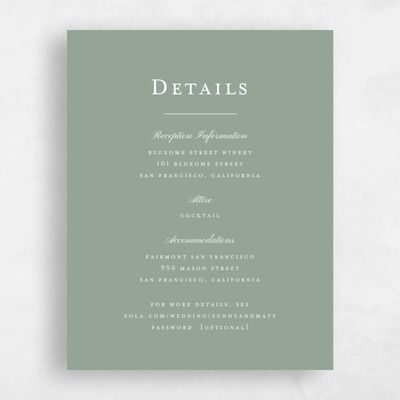 Sage, Green Wedding Enclosure - Lucca