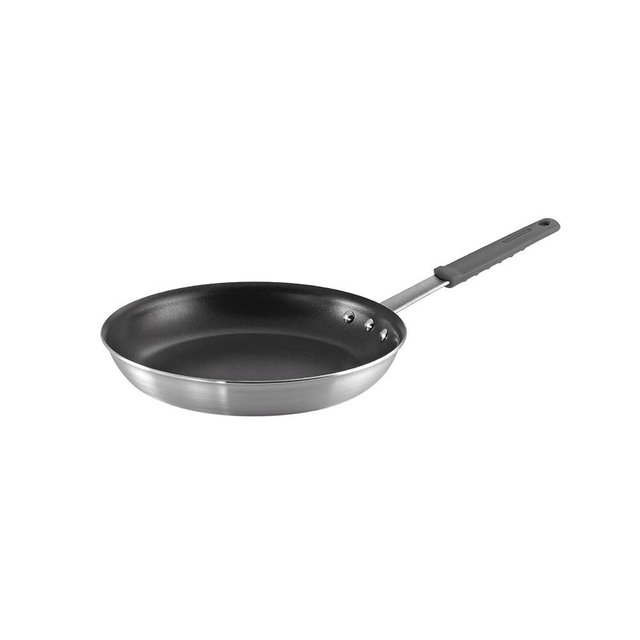 Tramontina Professional 12-Inch Non Stick Large Frying Pan, Heavy-Gauge Aluminum Skillet with Reinforced Nonstick Coating, Gray Handle, Dishwasher and Oven Safe