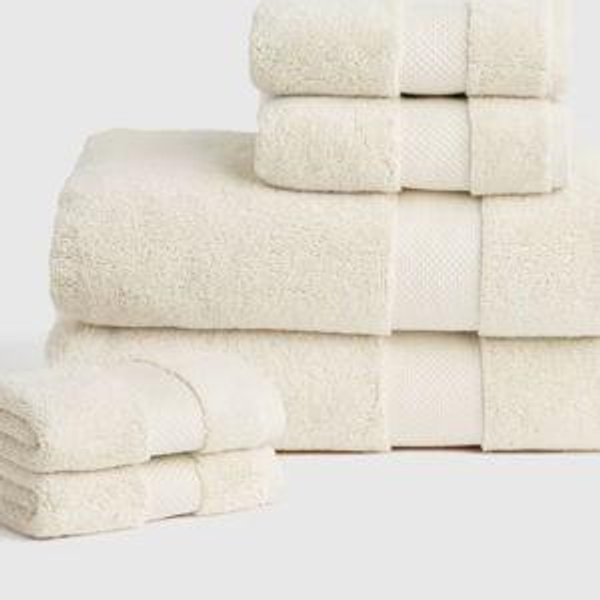 Ivory Turkish Ultra Plush Bath Towel Bundle