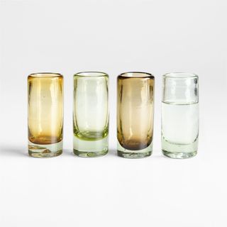 Cortez Assorted Shot Glass, Set of 4