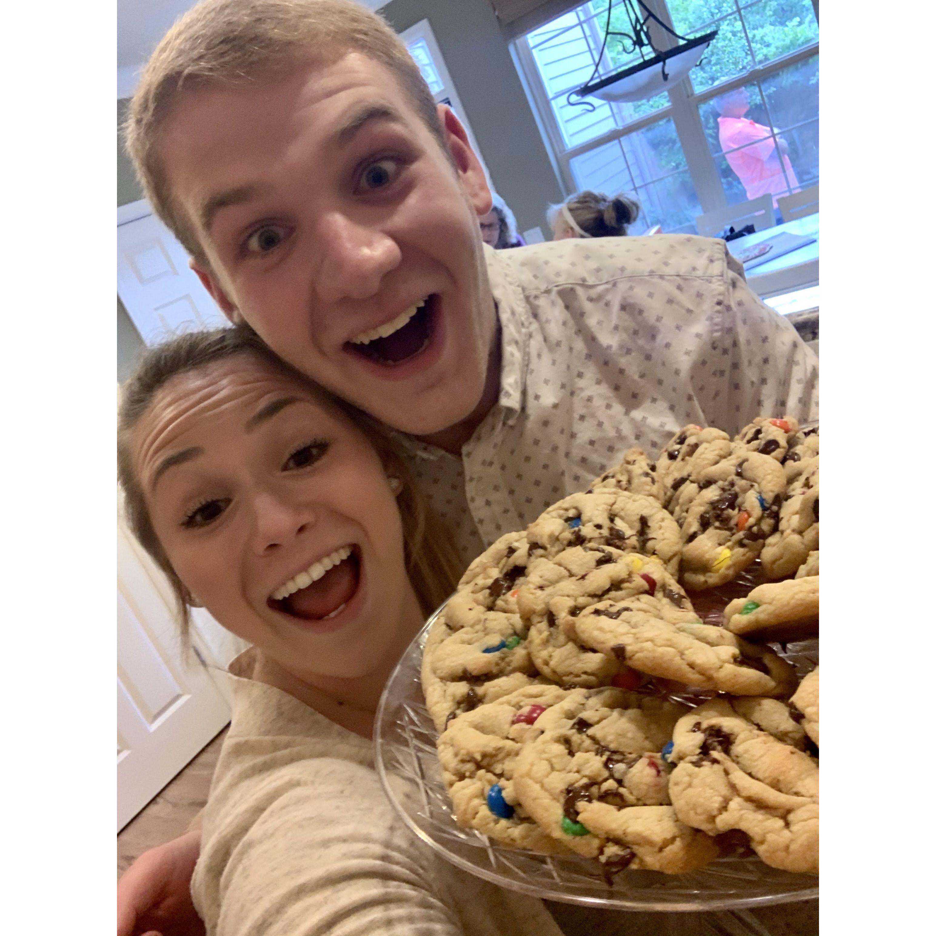 GLUTEN COOKIES. James was not happy when his famous cookies did not work with gluten free flour...