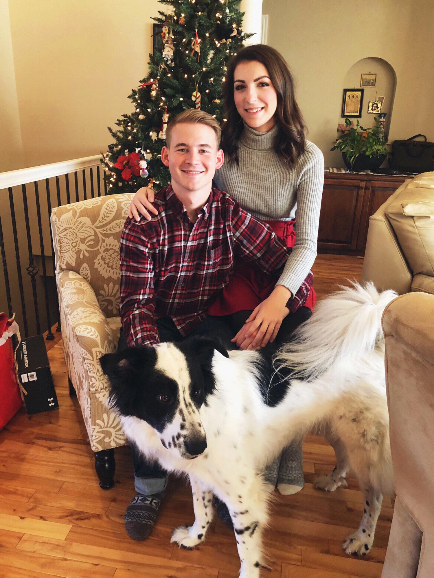 Christmas 2018. Bloo's first Christmas as a part of the family.