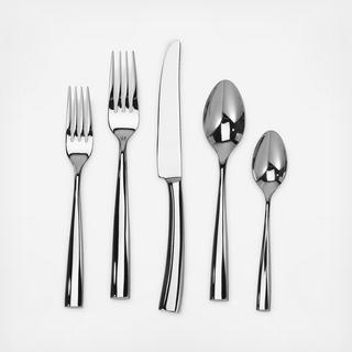 Silhouette Bright Stainless Steel 5-Piece Place Setting, Service for 1