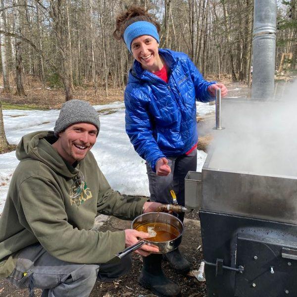 maple sugaring at our house