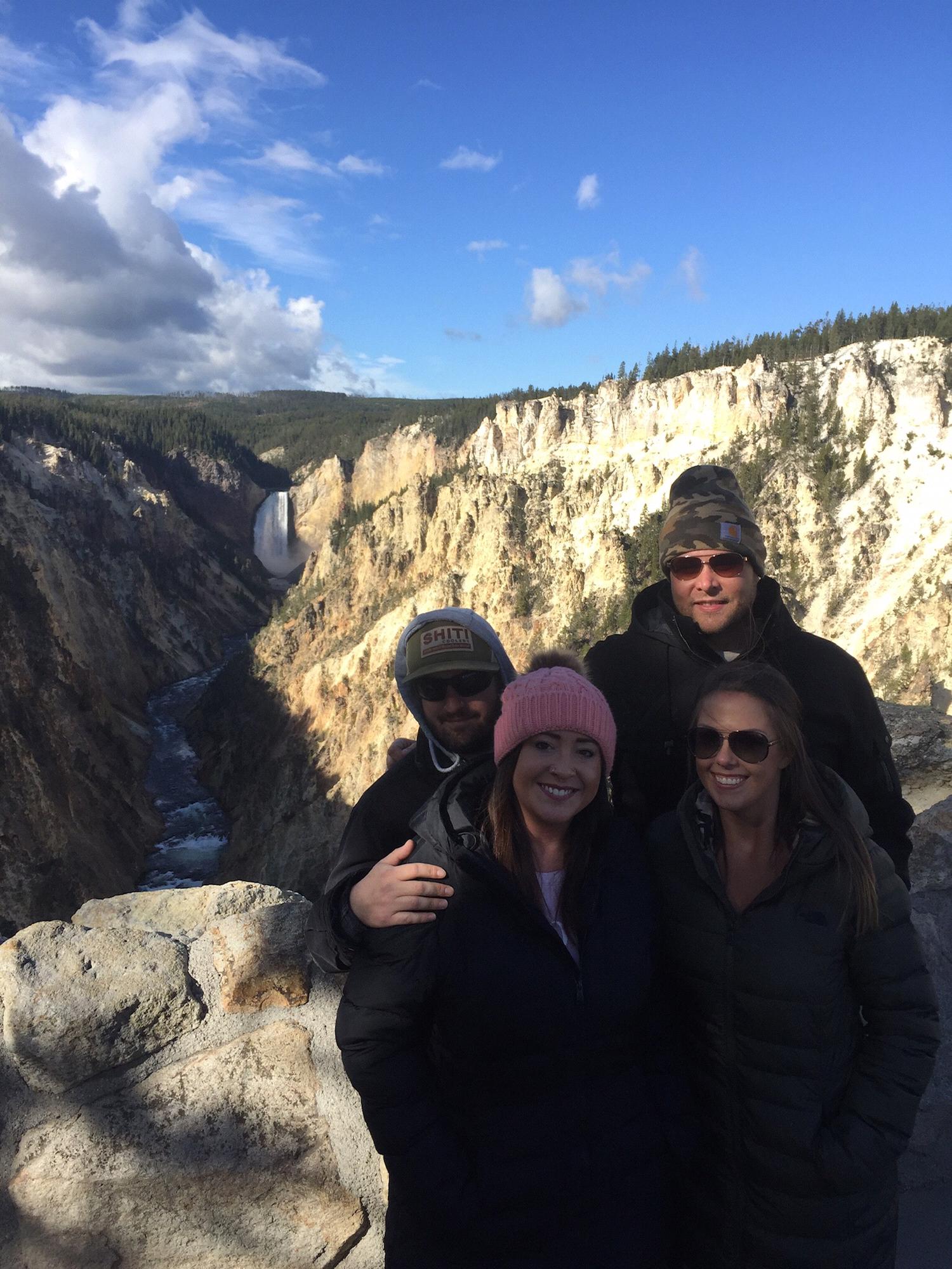 The triple dirty thirty crew all together at Yellowstone!