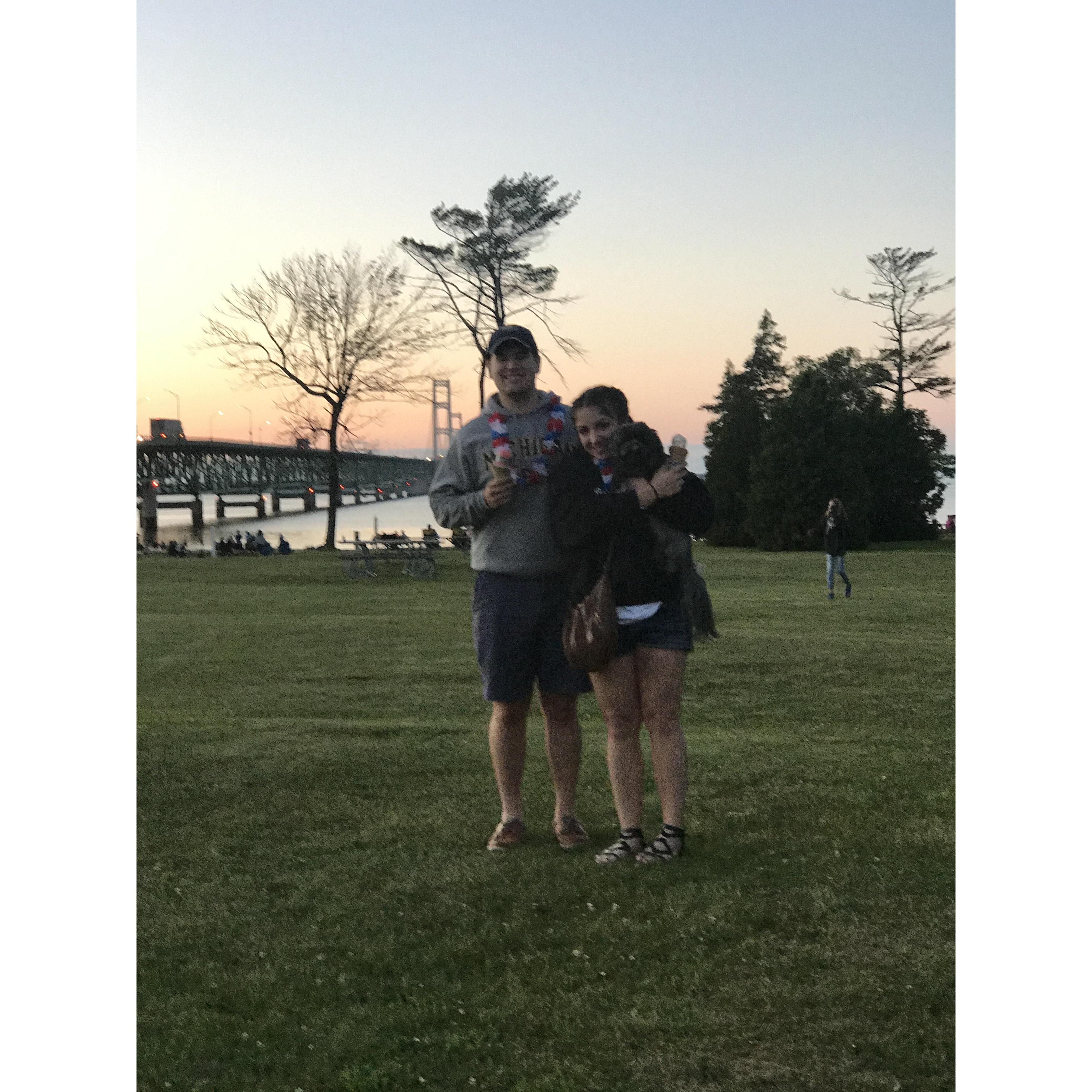 Camping in the UP, Fourth of July 2017