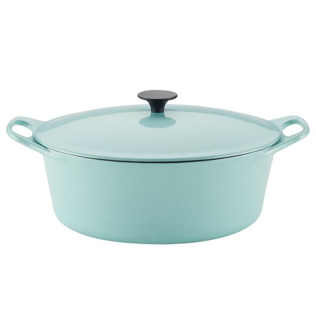 Rachael Ray 6.5 Qt. Cast Iron Oval Dutch Oven