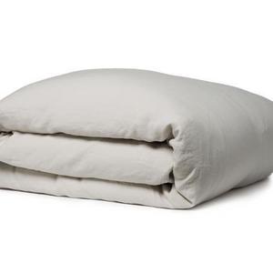 Linen Duvet Cover   (Color-Bone, Size-King)