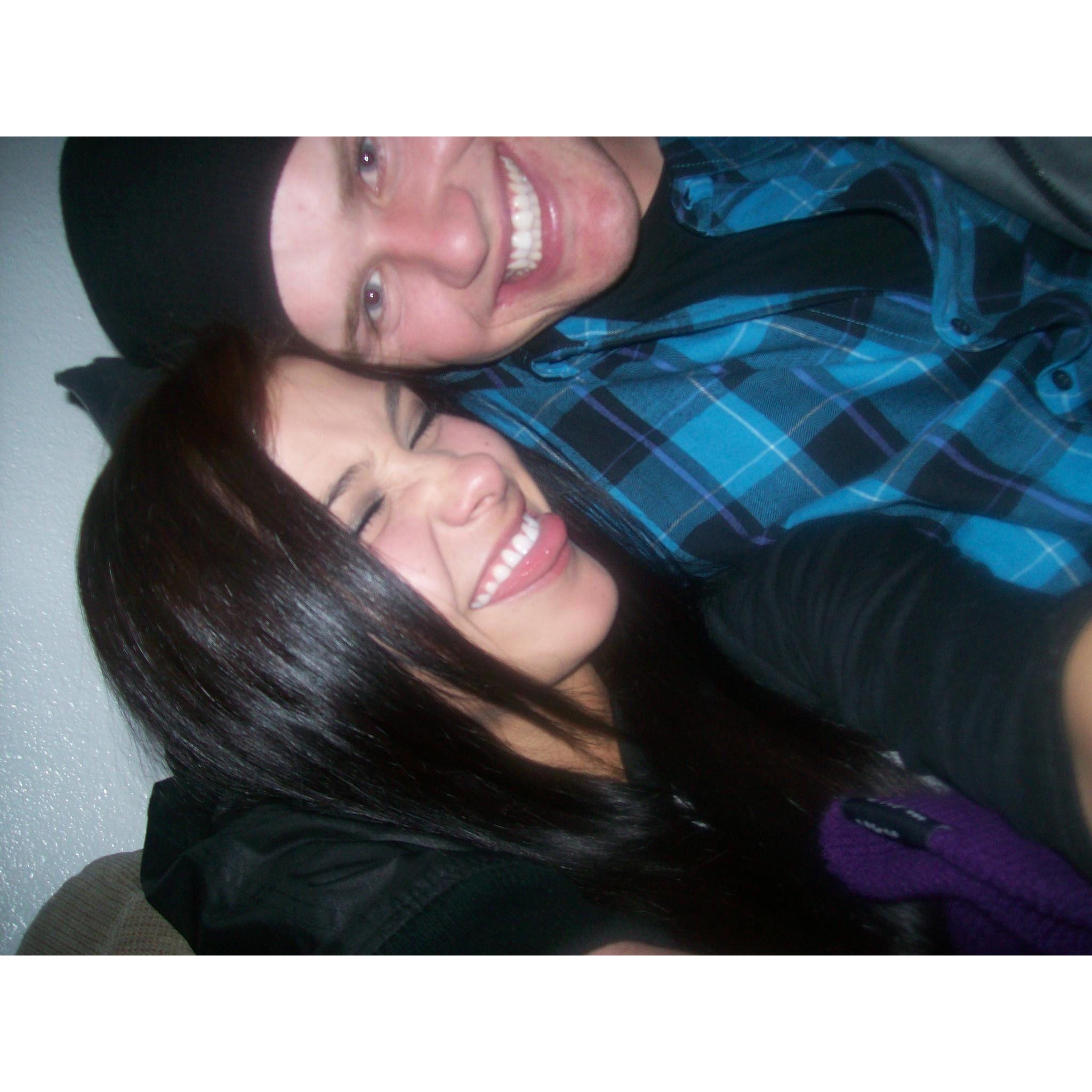 The week Aliesa moved to Tahoe to be with Jared (NYE - 2011)