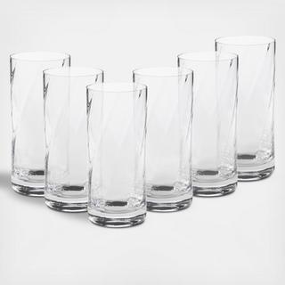 Ottica Highball Glass, Set of 6