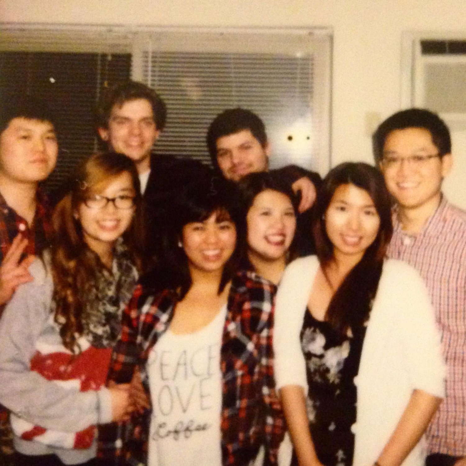 The Luong family girls and their men.