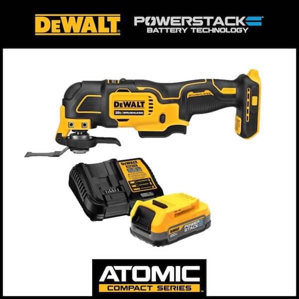 ATOMIC 20V MAX Brushless Oscillating Multi Tool and 20V MAX POWERSTACK Compact Battery Starter Kit