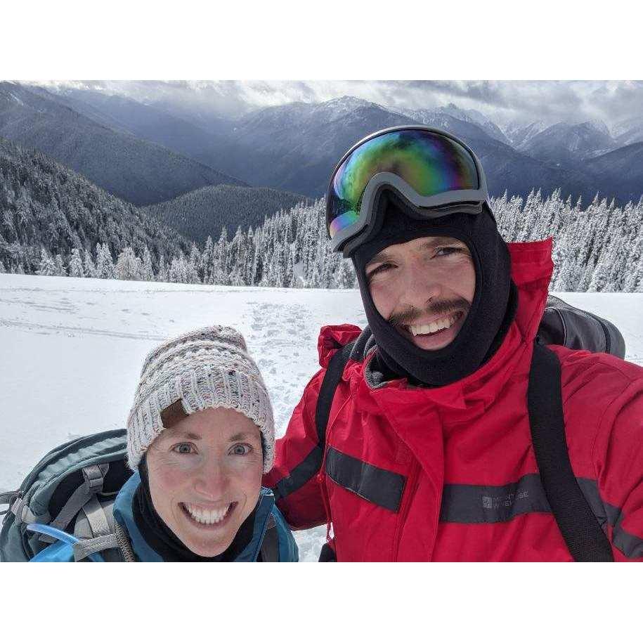 Snowshoeing at Olypimc Ridge on Kelsie's birthday