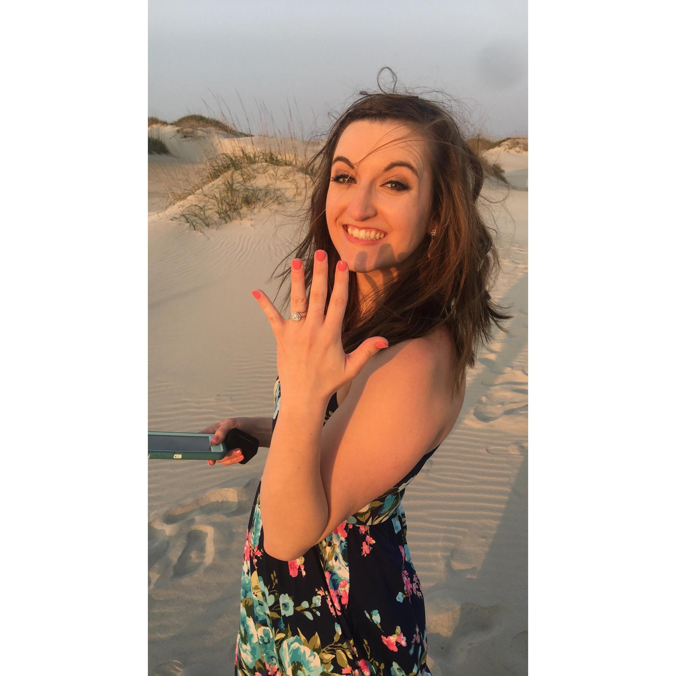 Showing off that bling!