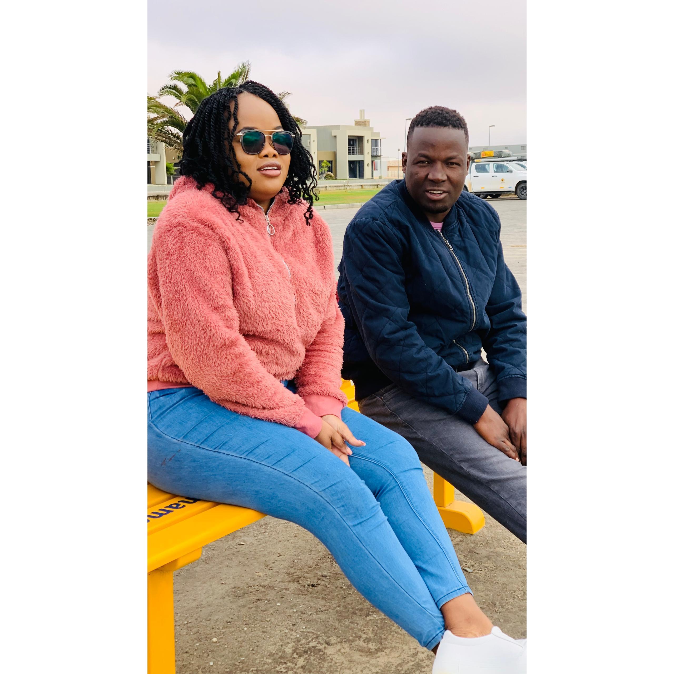 Our little Tukumba took this picture of us..