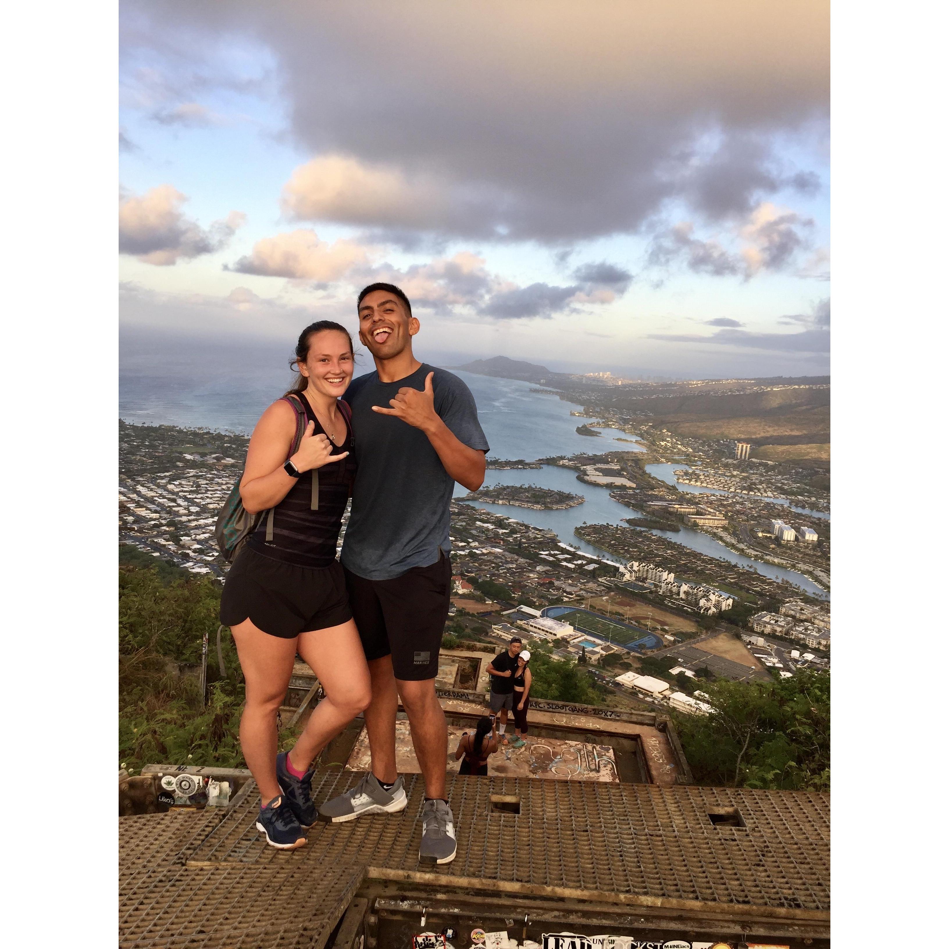Brynn loves a good sunrise hike and Erik loves Brynn so it all works out :)