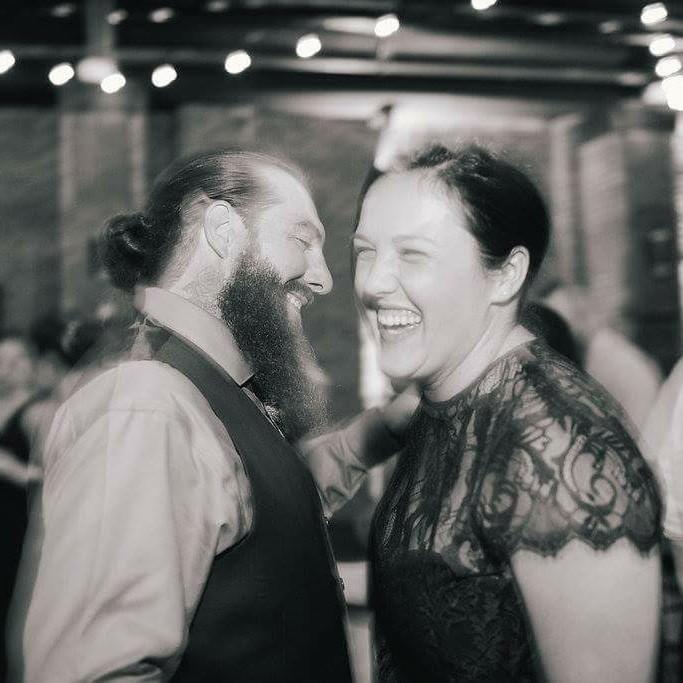 Dancing at Marissa's wedding