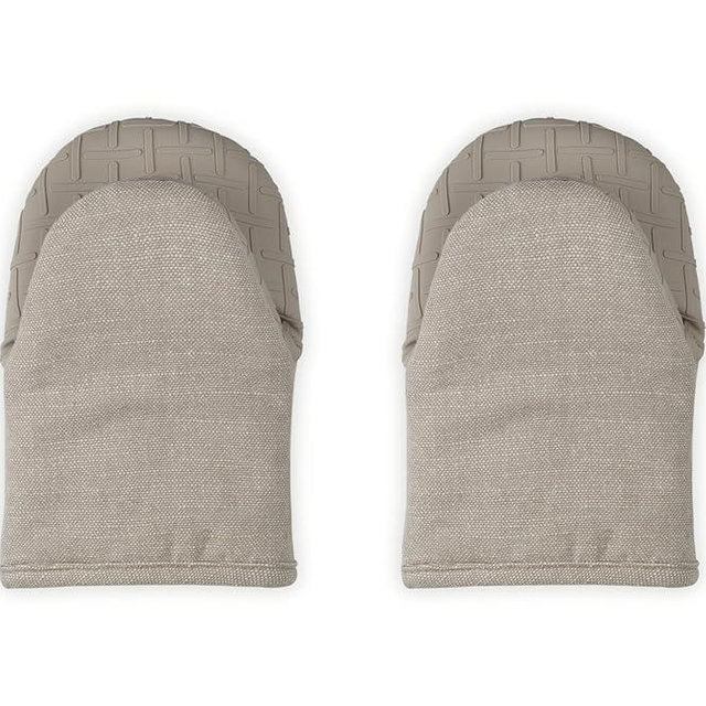 Le Creuset Set of 2 Mini Oven Mitts, 8", Sable