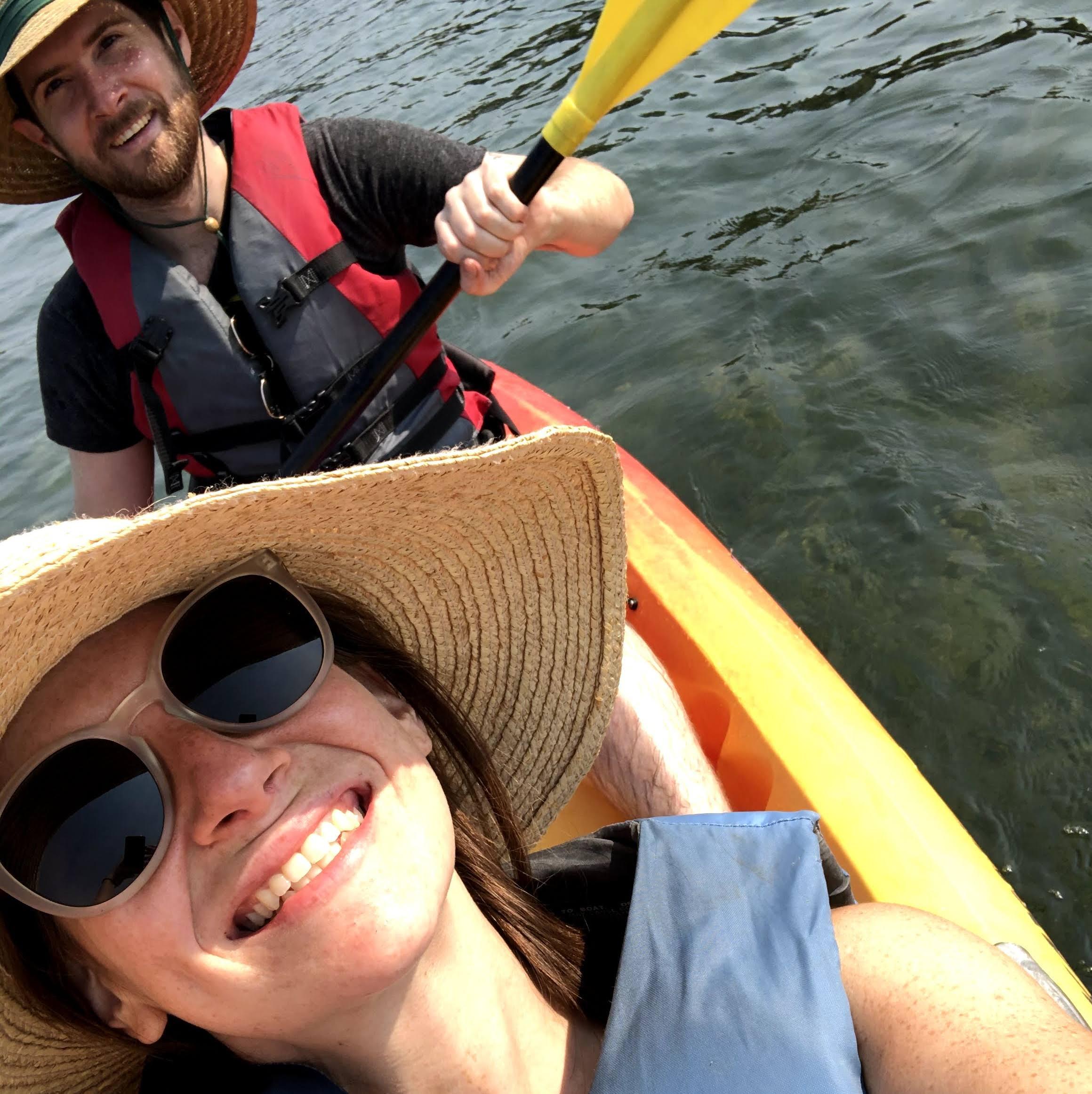 Kayaking on Lake Tahoe