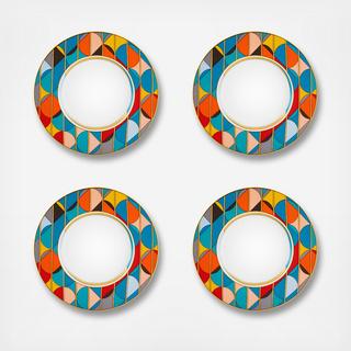 Futurismo Bread & Butter Plate, Set of 4