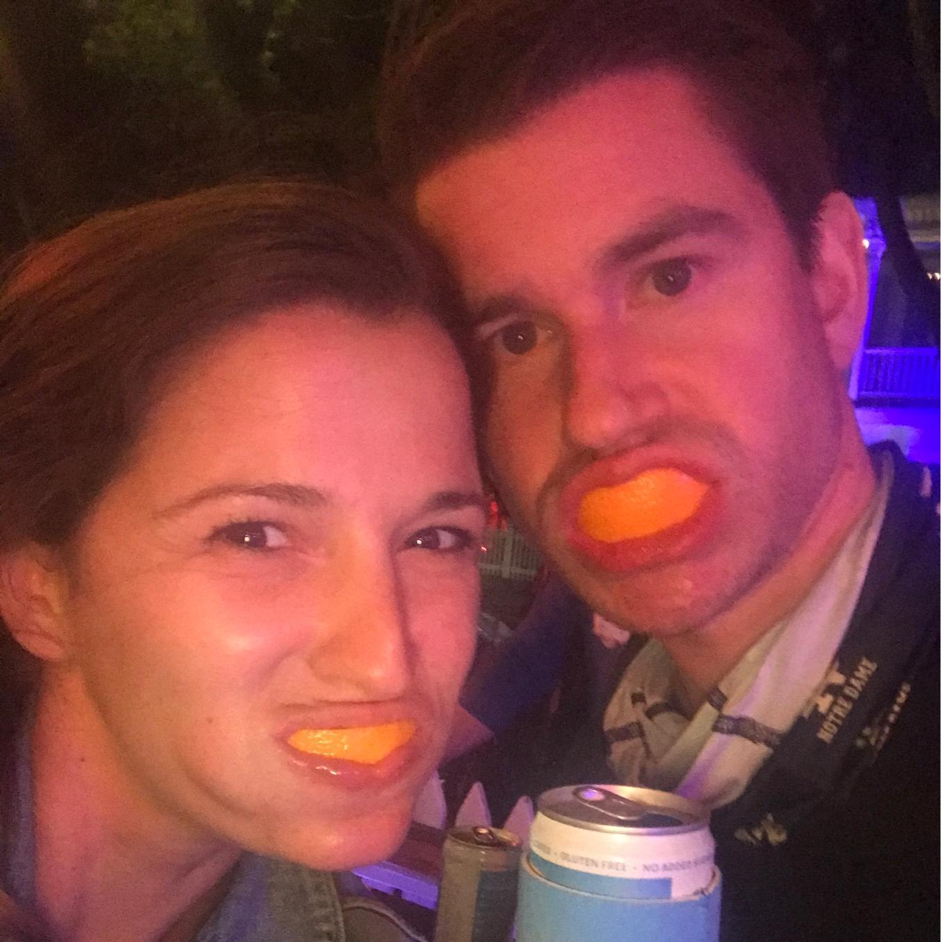 Fun in Key West! February 2021. Return of live music-a passion both Mike and Sam share