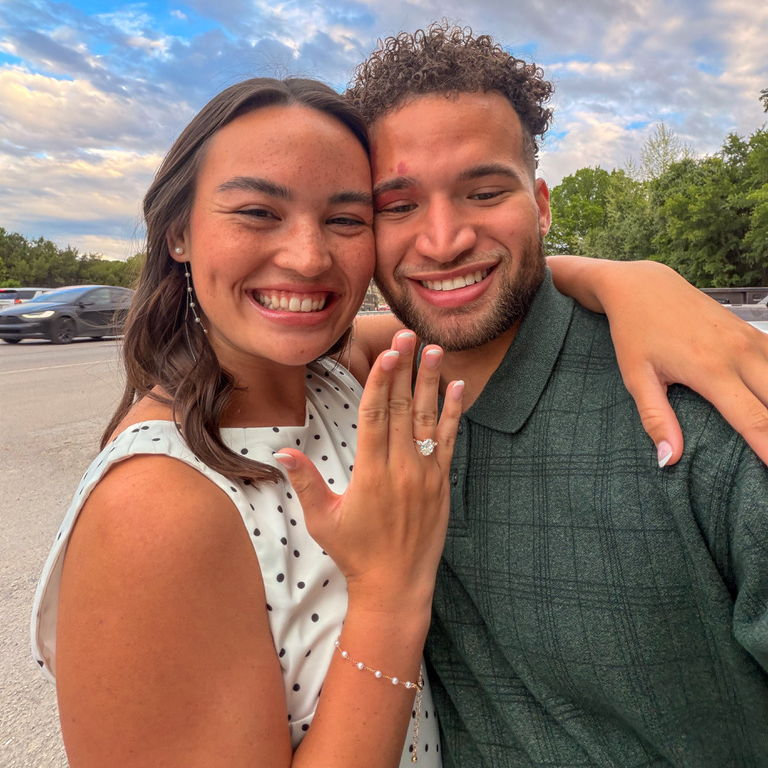 She said yes!
