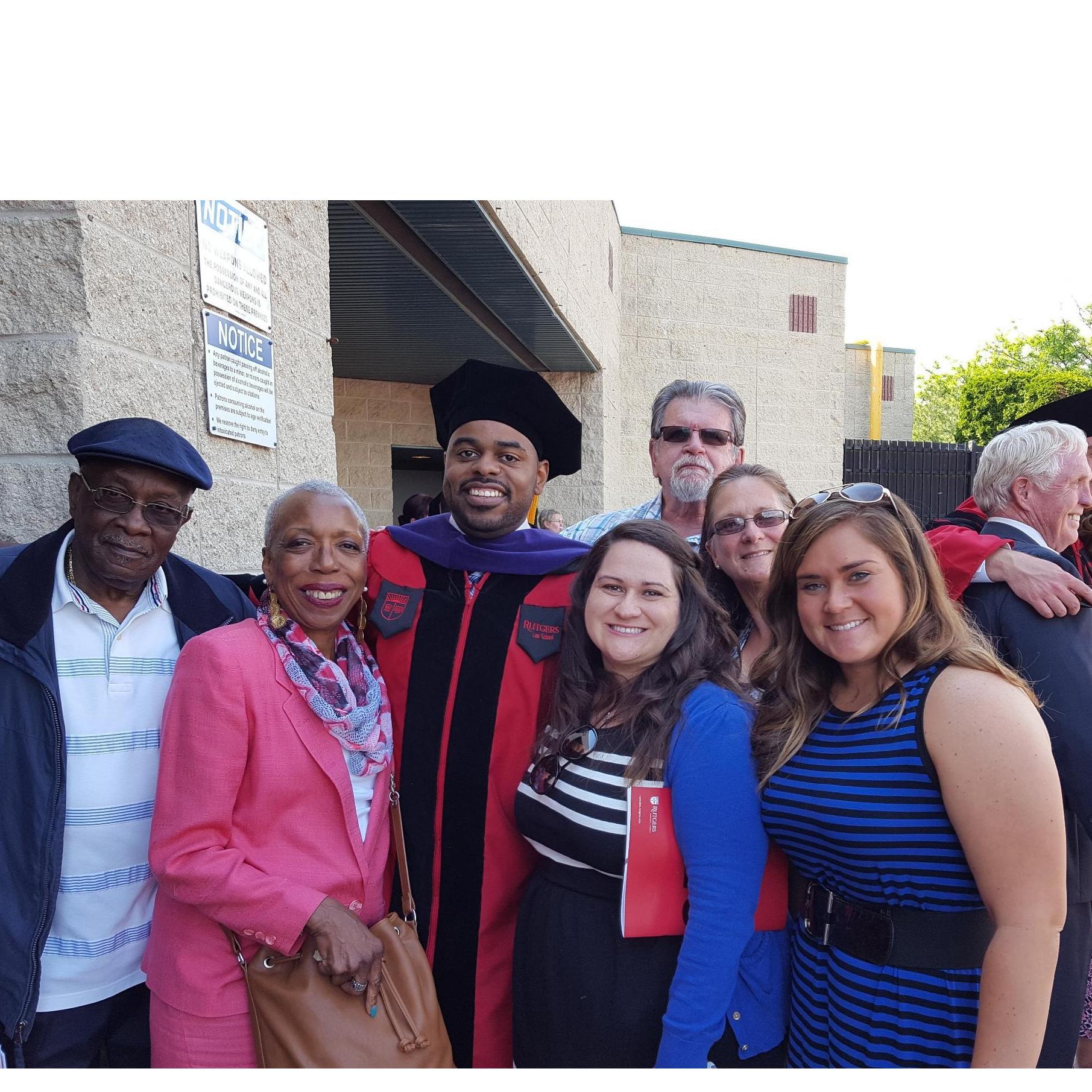 Randall's Law School graduation