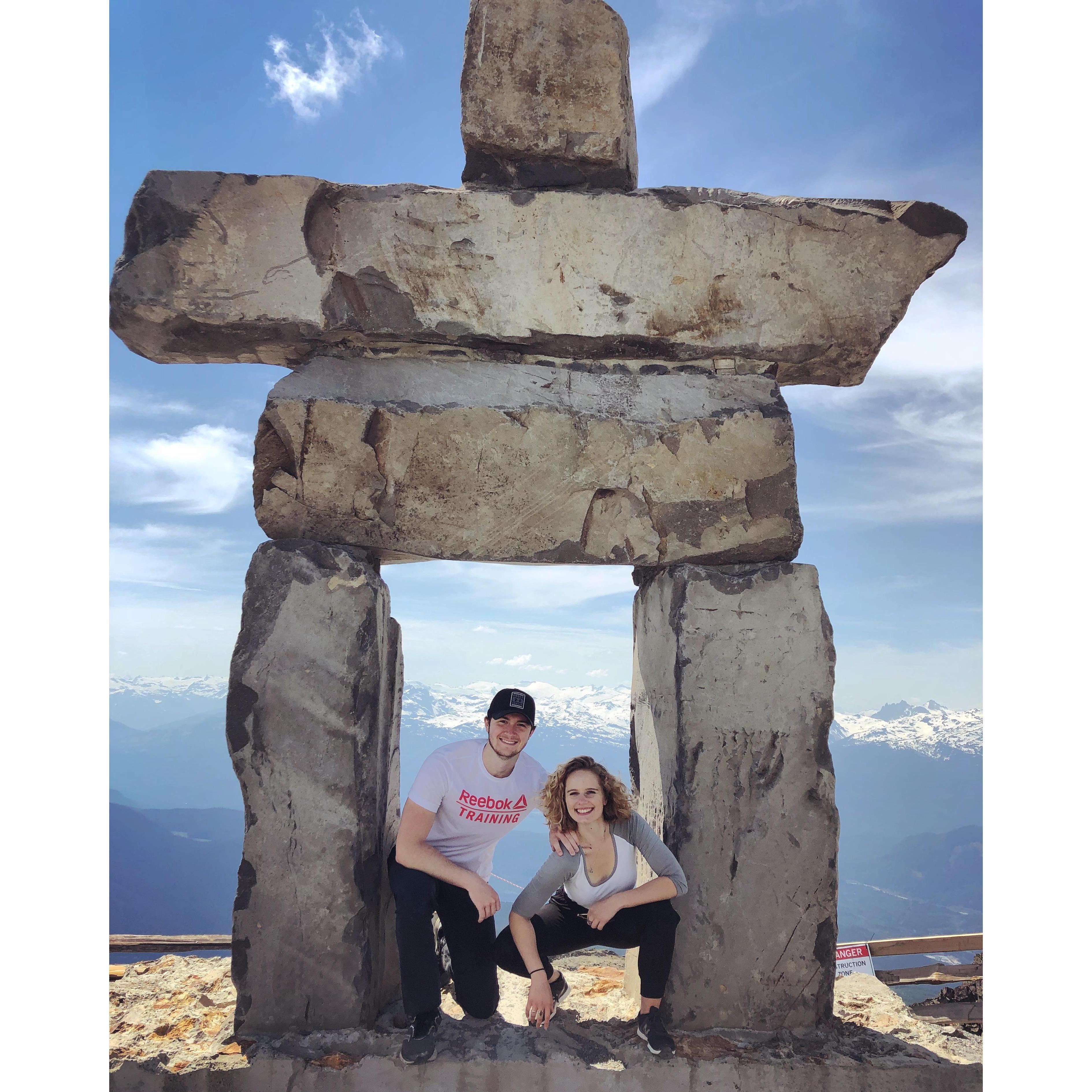 On top of Whistler in British Columbia. (2018)