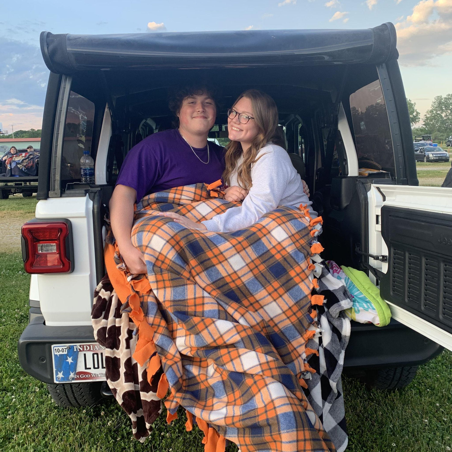 First of many drive-in movie nights