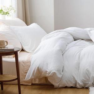 Oversized King (120" x 98") - Bedsure White Oversized King Duvet Cover - 3 Pieces Prewashed Extra Soft Bedding Set, Includes 1 Duvet Cover 120x98 Inches with Zipper Closure & 2 Pillow Shams, Comforter Not Included