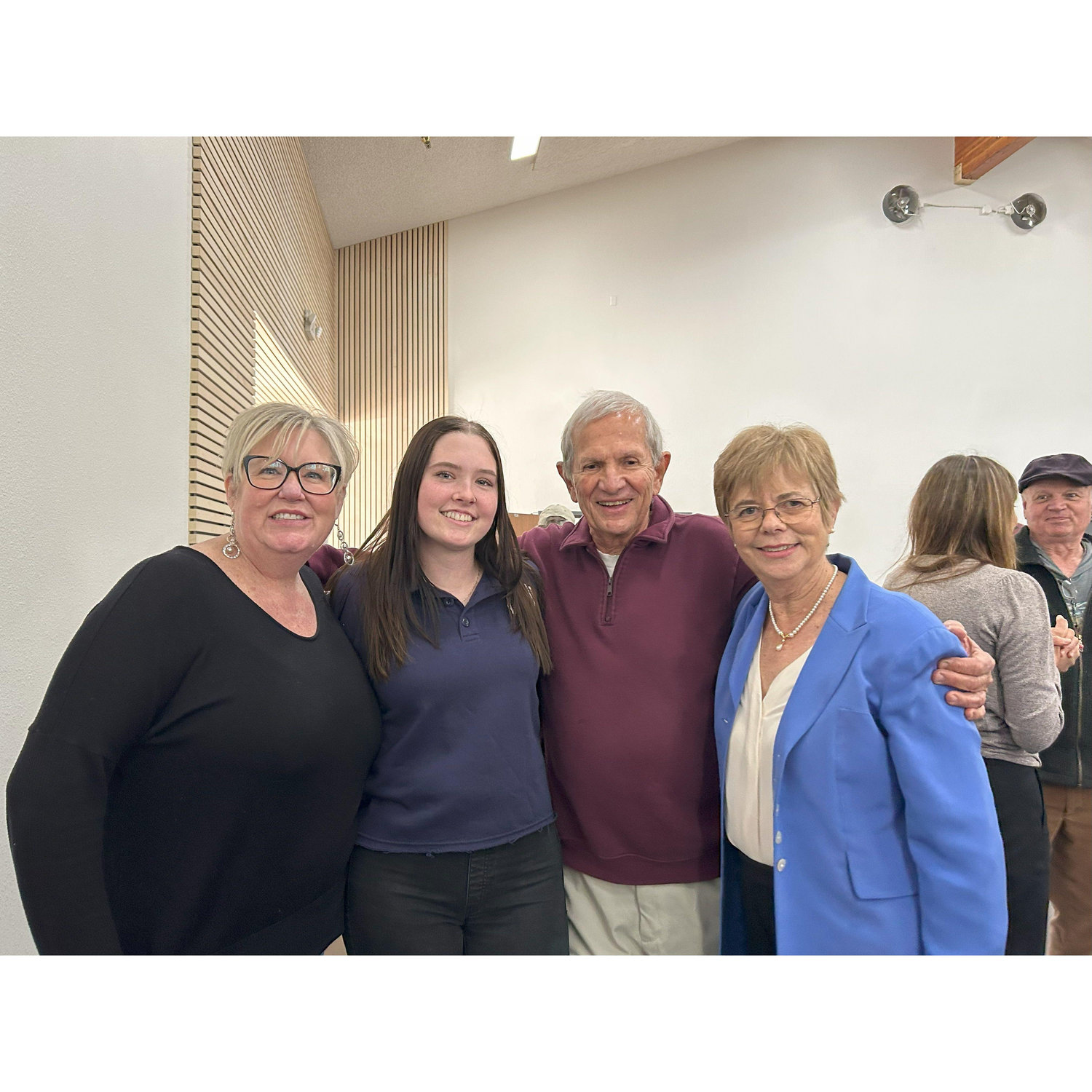 Jenni, Samantha, Paul, and Barbara
