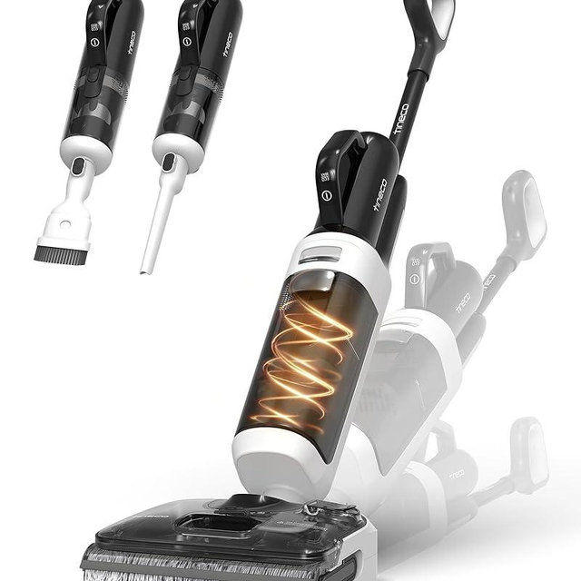 Tineco Floor One Switch S6 Stretch Breeze Wet Dry Vacuum Cleaners, Floor Cleaner Mop 2-in-1 Cordless Vacuum for Multi-Surface, 20kPa Suction, Anti-Tangle Design, Flashdry Self-Cleaning, 180° Lay-Flat