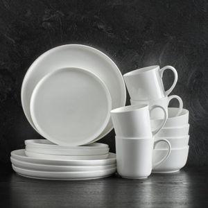 Mikasa White Dinner Set for 4