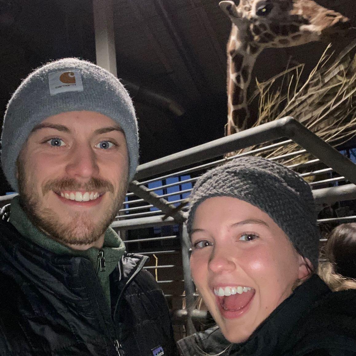 Our first time together at the Cheyenne Mountain Zoo during winter break. (2024)