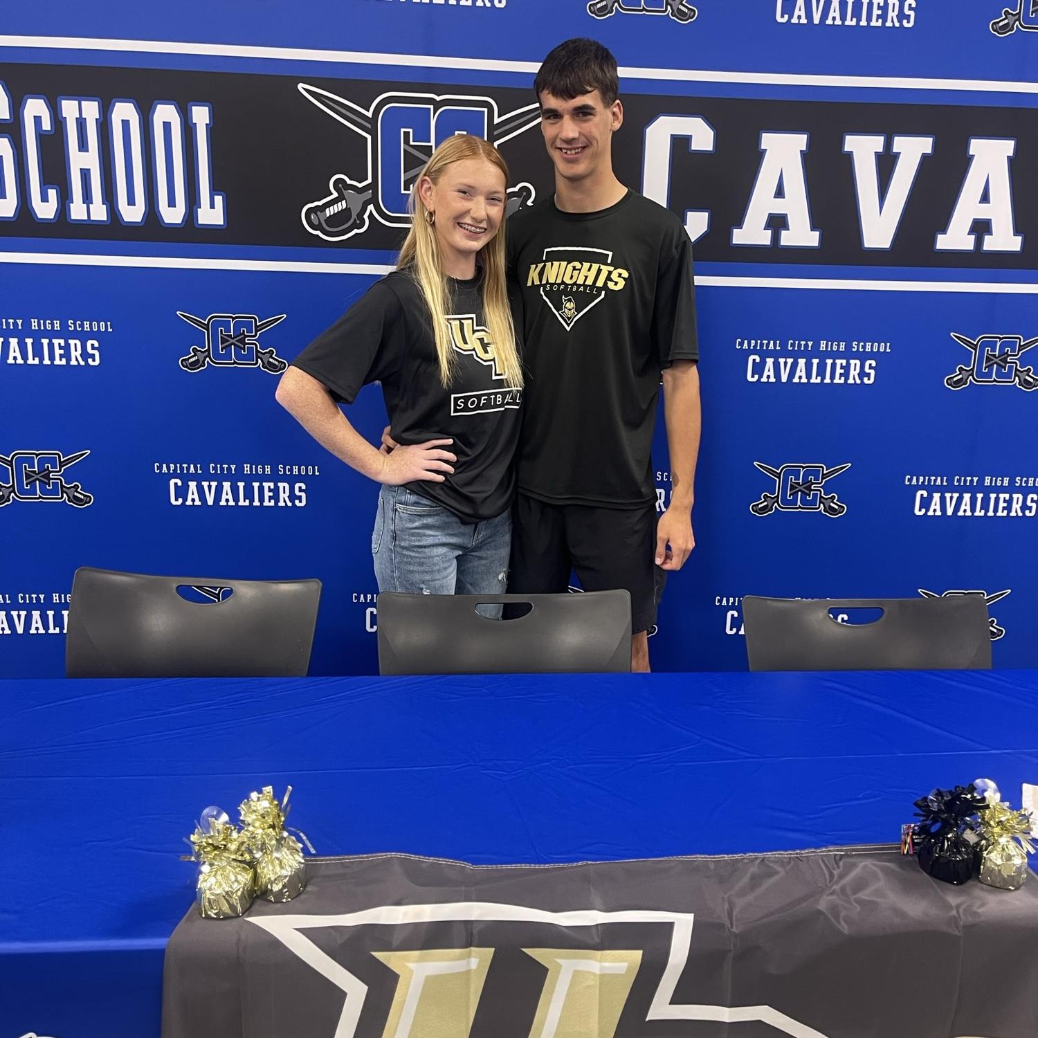 Konner at Lydia’s signing!