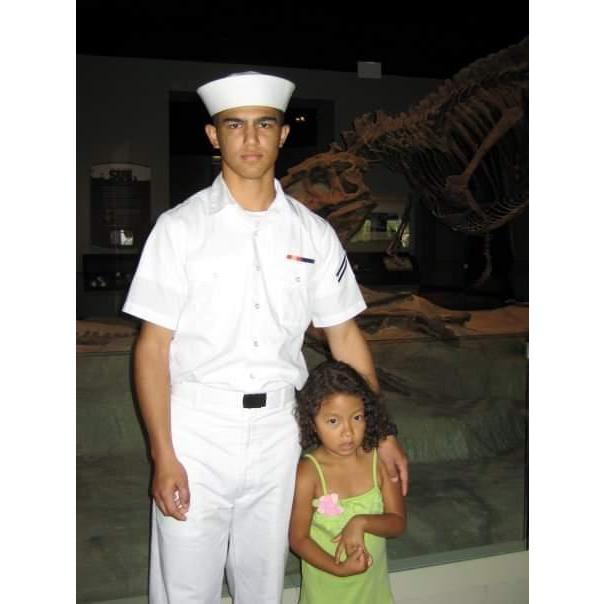 Don't let the post Bootcamp straight face fool you! I was extremely happy to spend time with my sister after I graduated!!