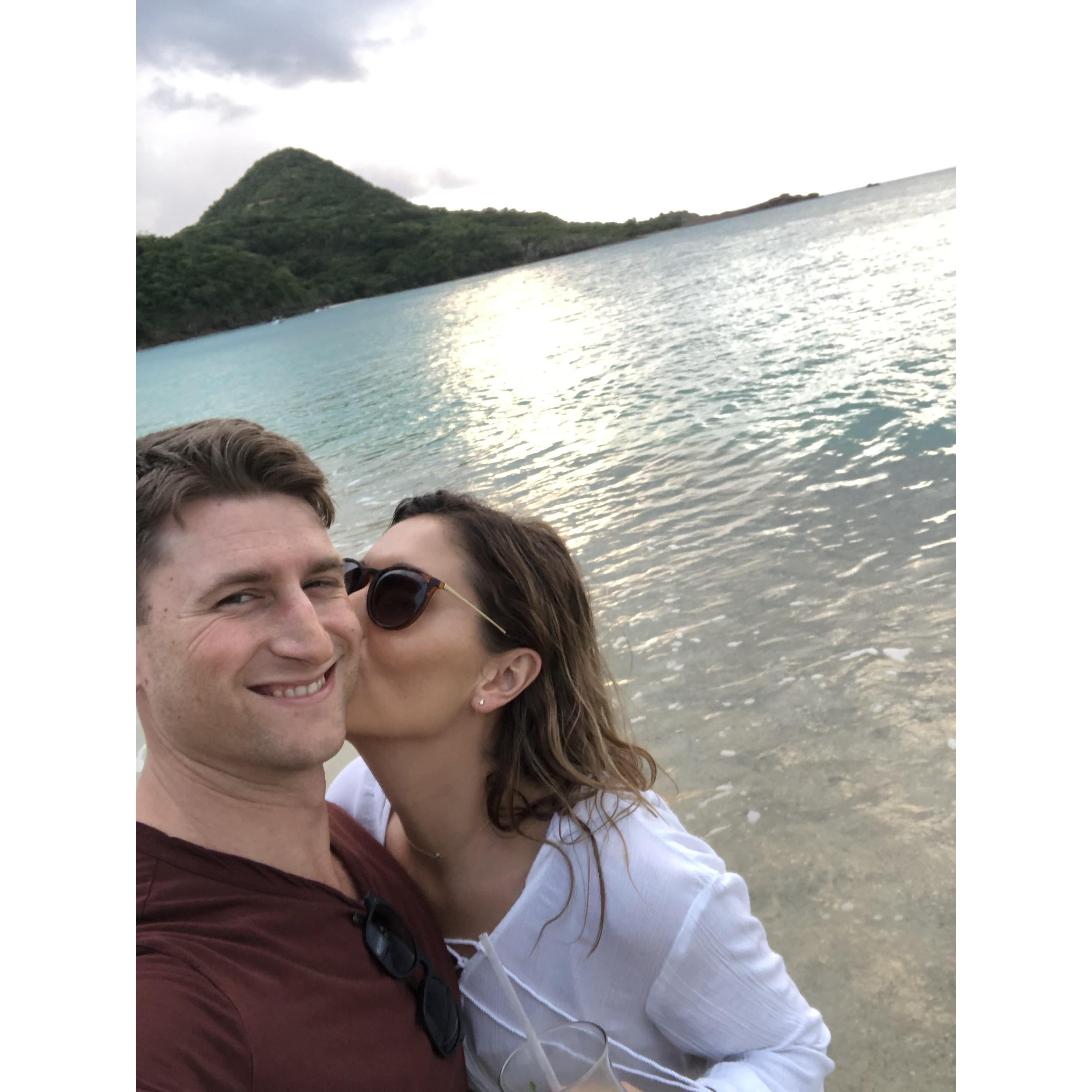 Engagement trip to Antigua