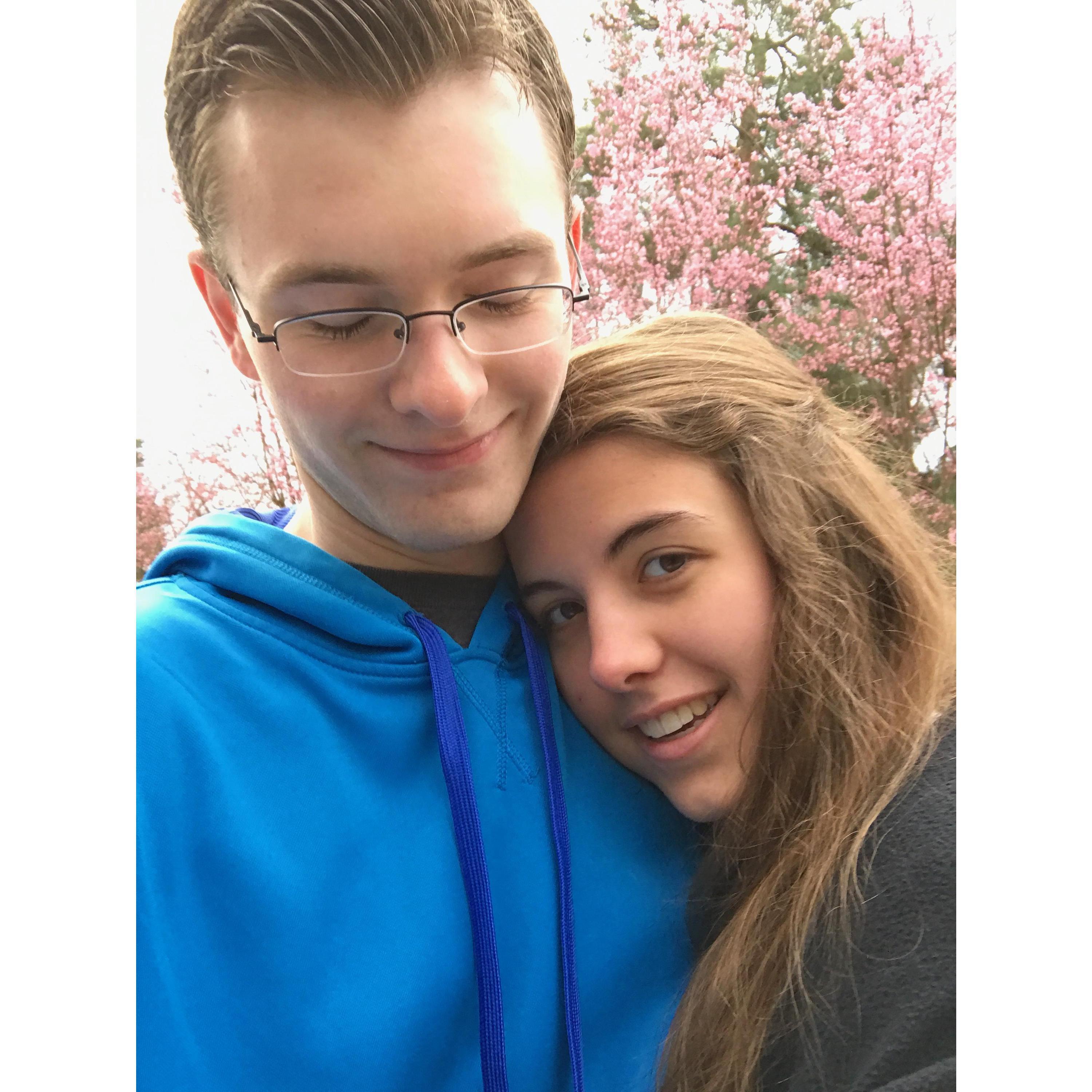 Bryce came and surprised me at EWU for a day after being apart for far too long.